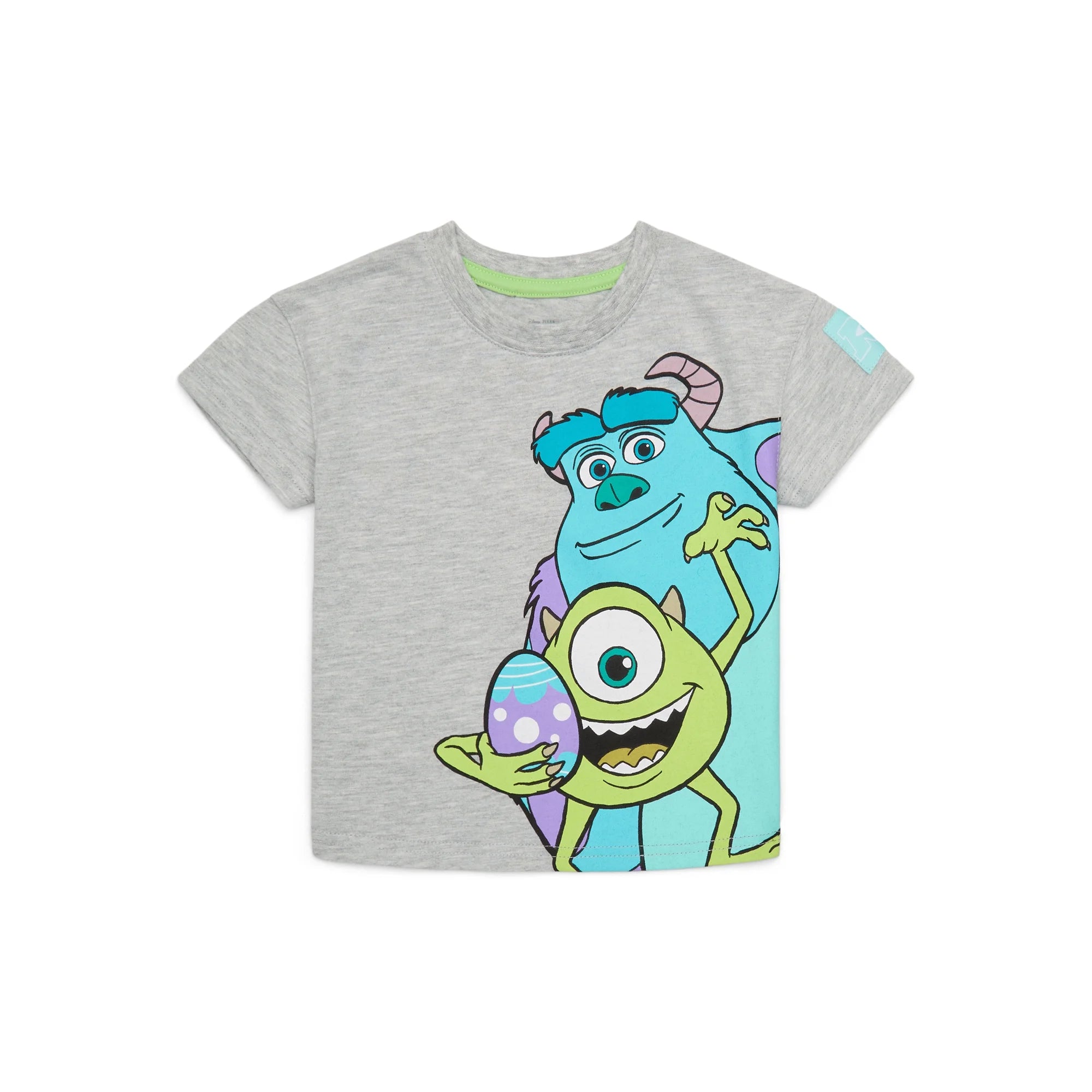 Monsters Inc Toddler Easter Graphic Print Tee and Shorts Set, 2-Piece, Sizes 12 Months-5T  | WTWL950XA