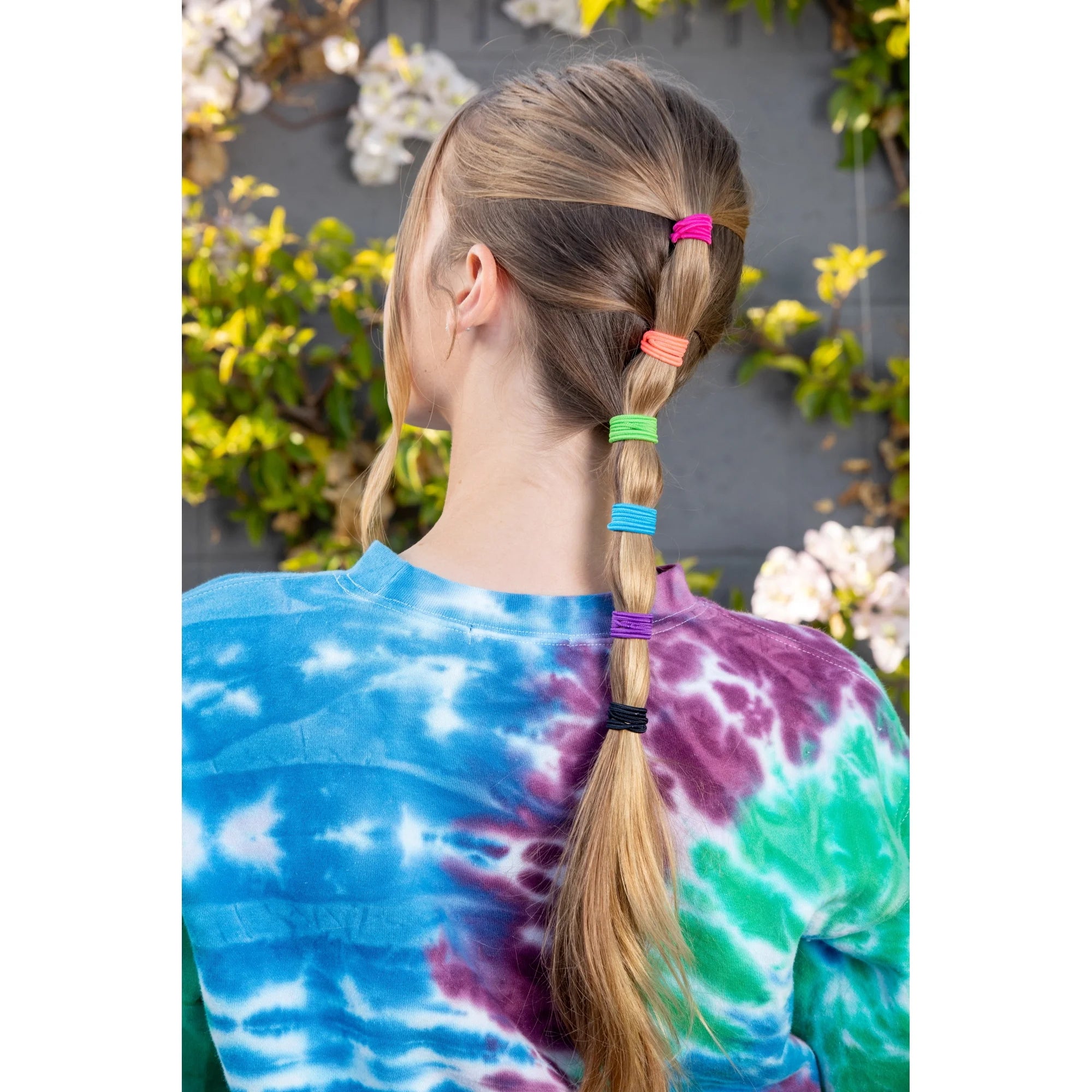 Scunci No Damage Elastic Ponytail Hair Ties, Multicolor, 30 Count |  WTWL1112XA