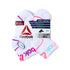 Reebok Girls Ankle Socks, 6-Pack, Sizes S-L | WTWL1038XA