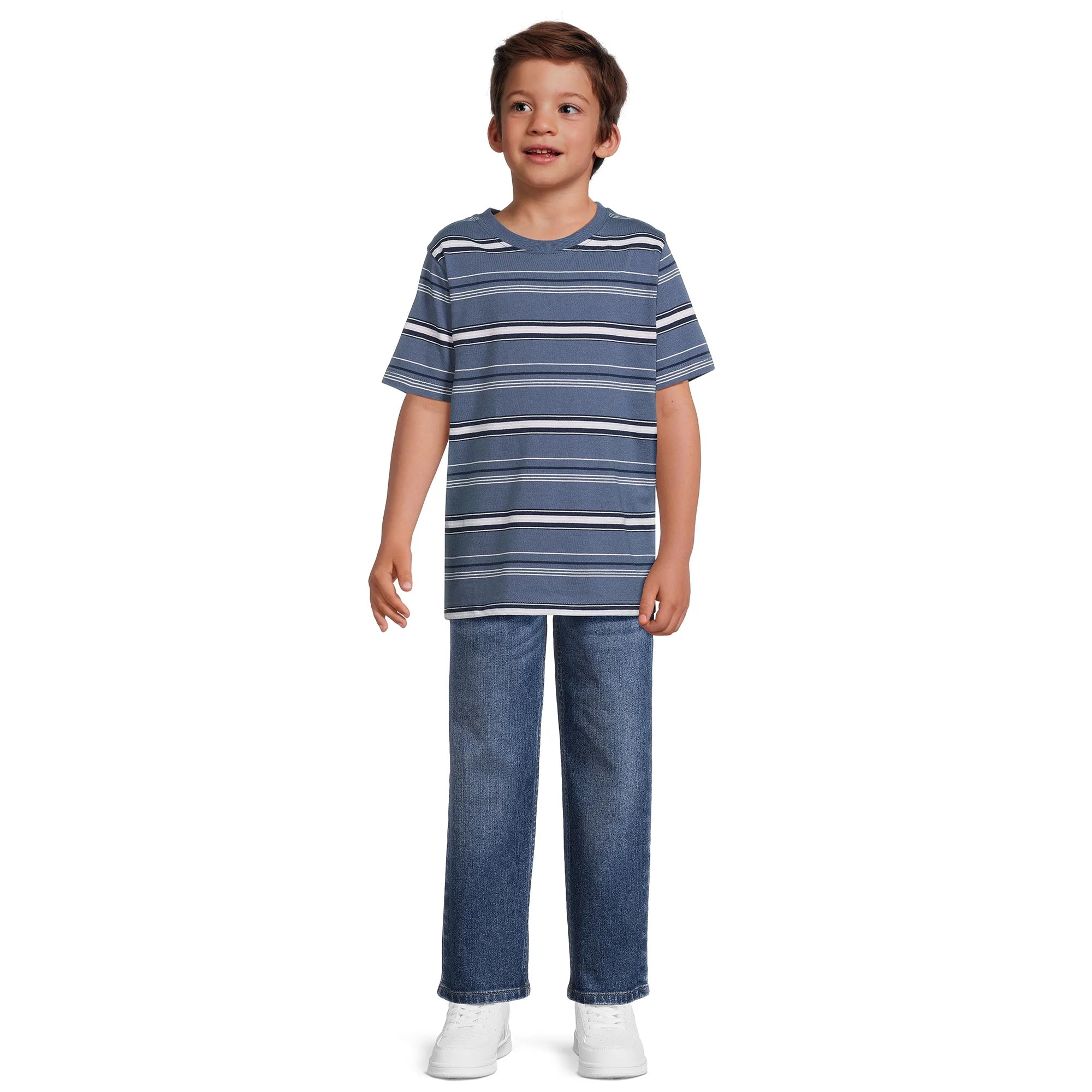 Wonder Nation Boys Relaxed Denim Jeans, Sizes 4-18, Slim & Husky |  WTWL1104XA