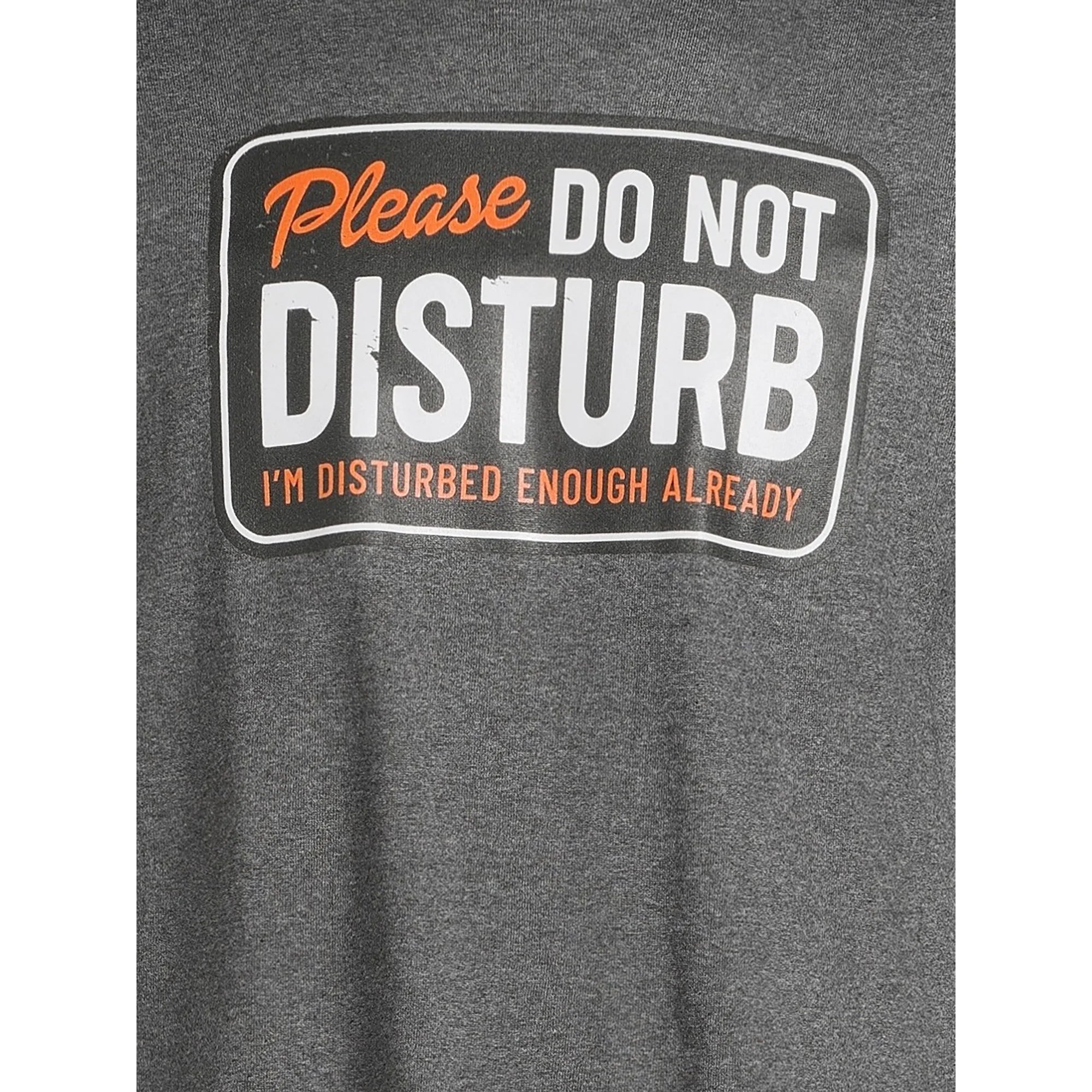 Men's and Big Men's Please Do Not Disturb Graphic Tee with Short Sleeves | WTWL101XA