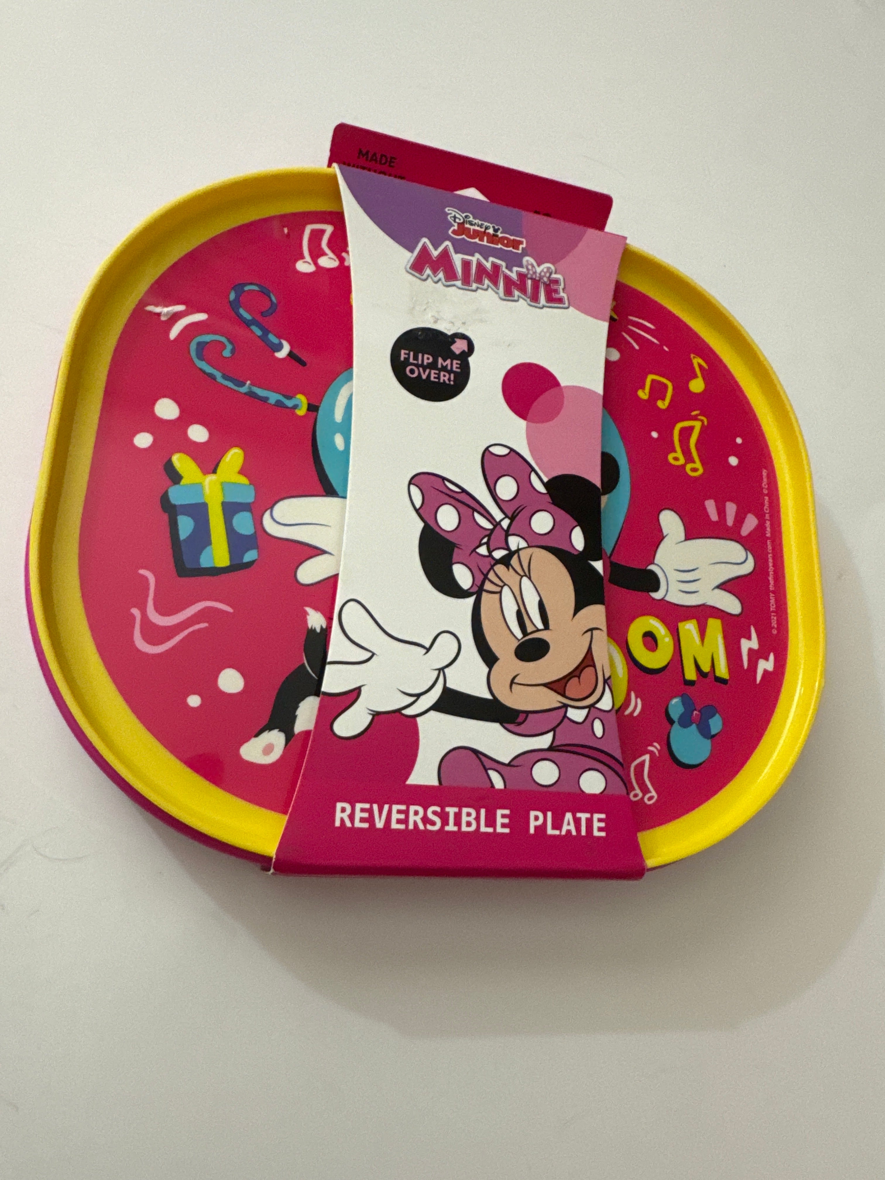 Disney Junior Minnie Reversible Plate 8x1.7in | BTGT55XA