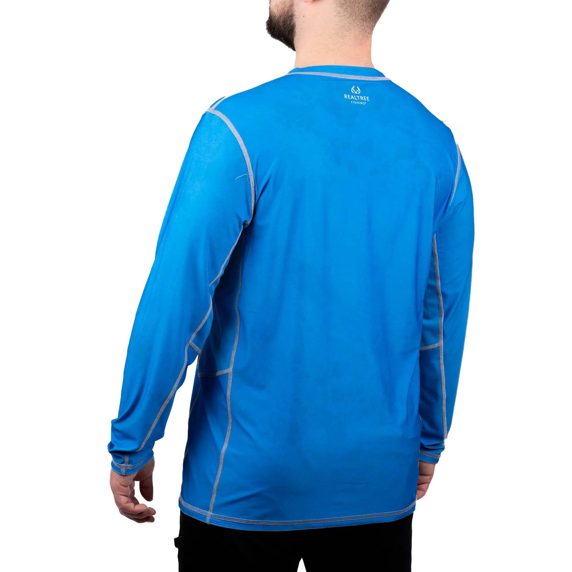 Realtree Fishing Men's Reversible Performance Fishing Tee Shirt | WTWL752XA