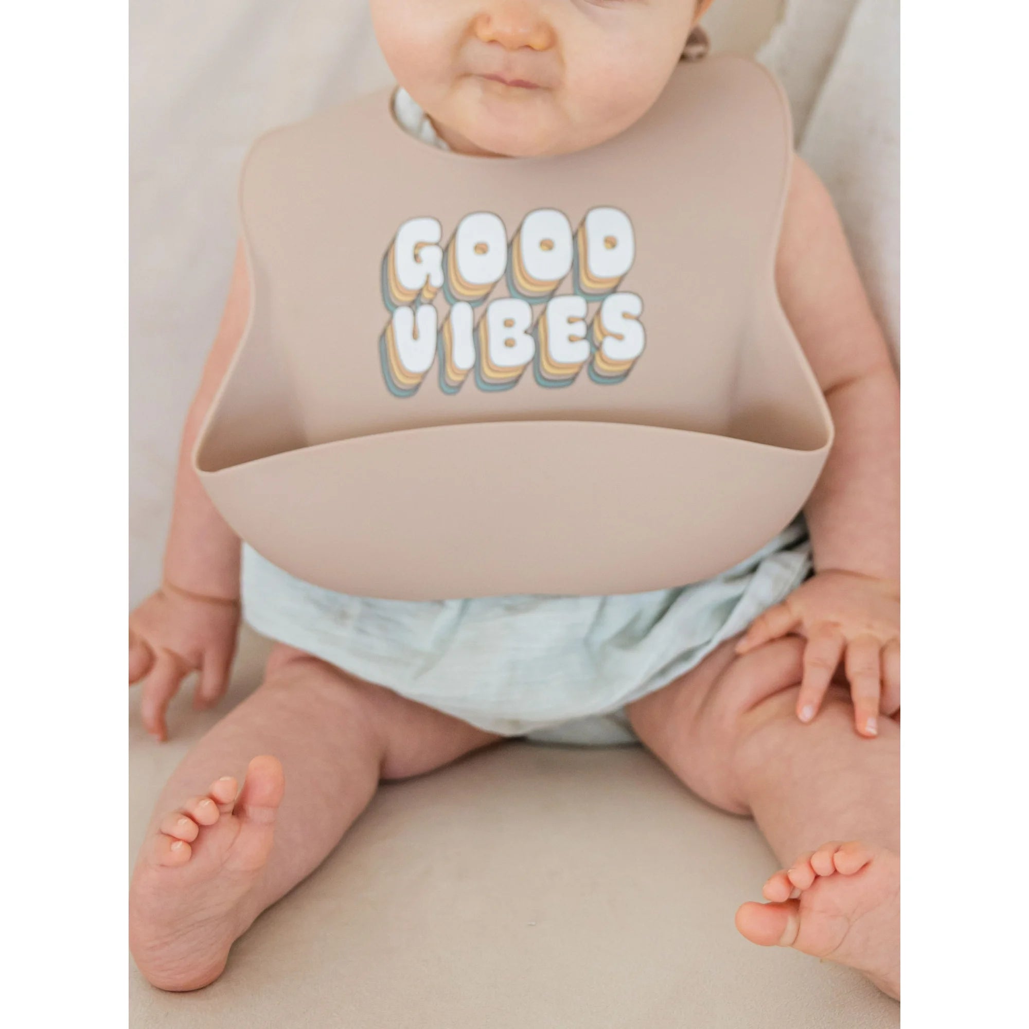 Neat Solutions Neutral Saying Silicone Bib | WTWL726XA