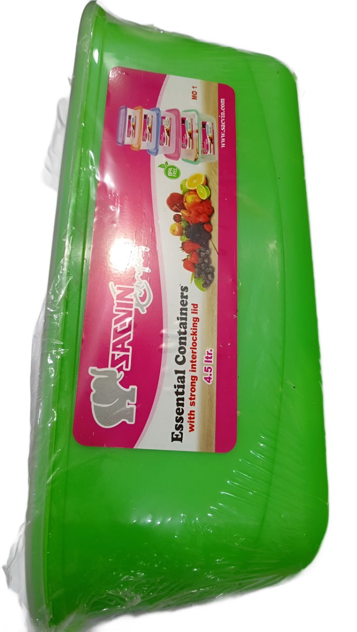 Top Quality 5in1 Essential container set Plain, Green l SVN17a