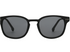 Foster Grant Men's Square Fashion Sunglasses Black HH05 | WTWL559XA