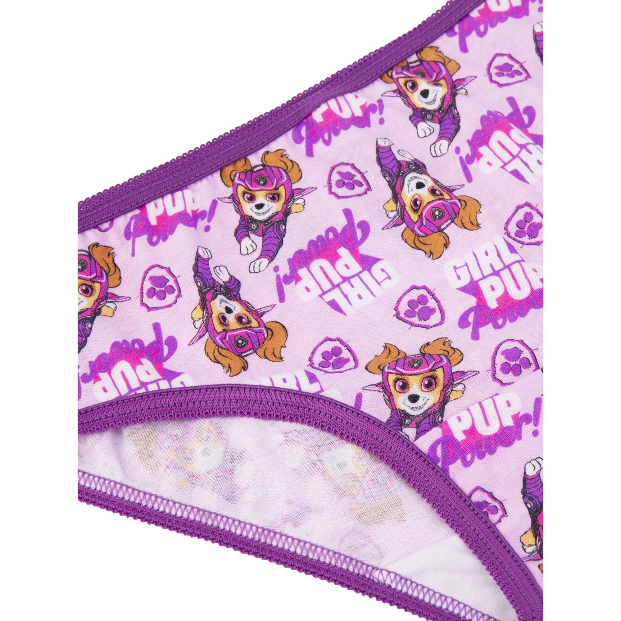 Paw Patrol Girls Cotton Brief Character Underwear, 7-Pack, Size 4-6 |  WTWL1023XA