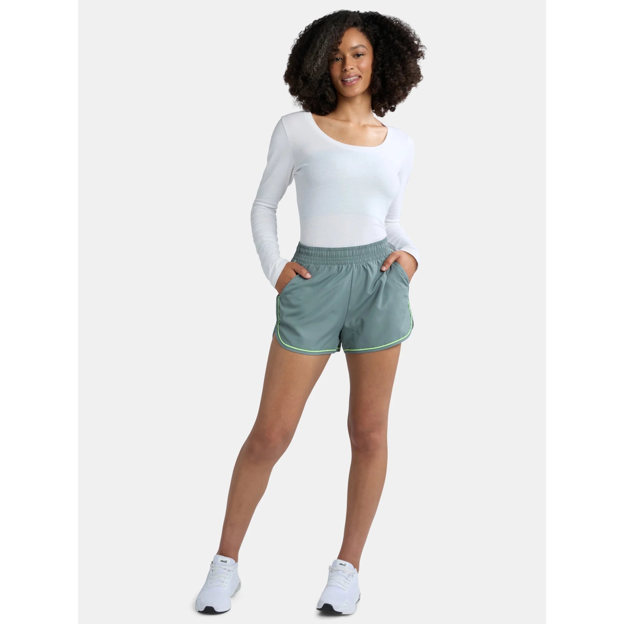 Athletic Works Women's Side Seam Running Shorts, |   WTWL1129XA