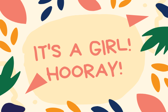 New Born Baby Gift Card