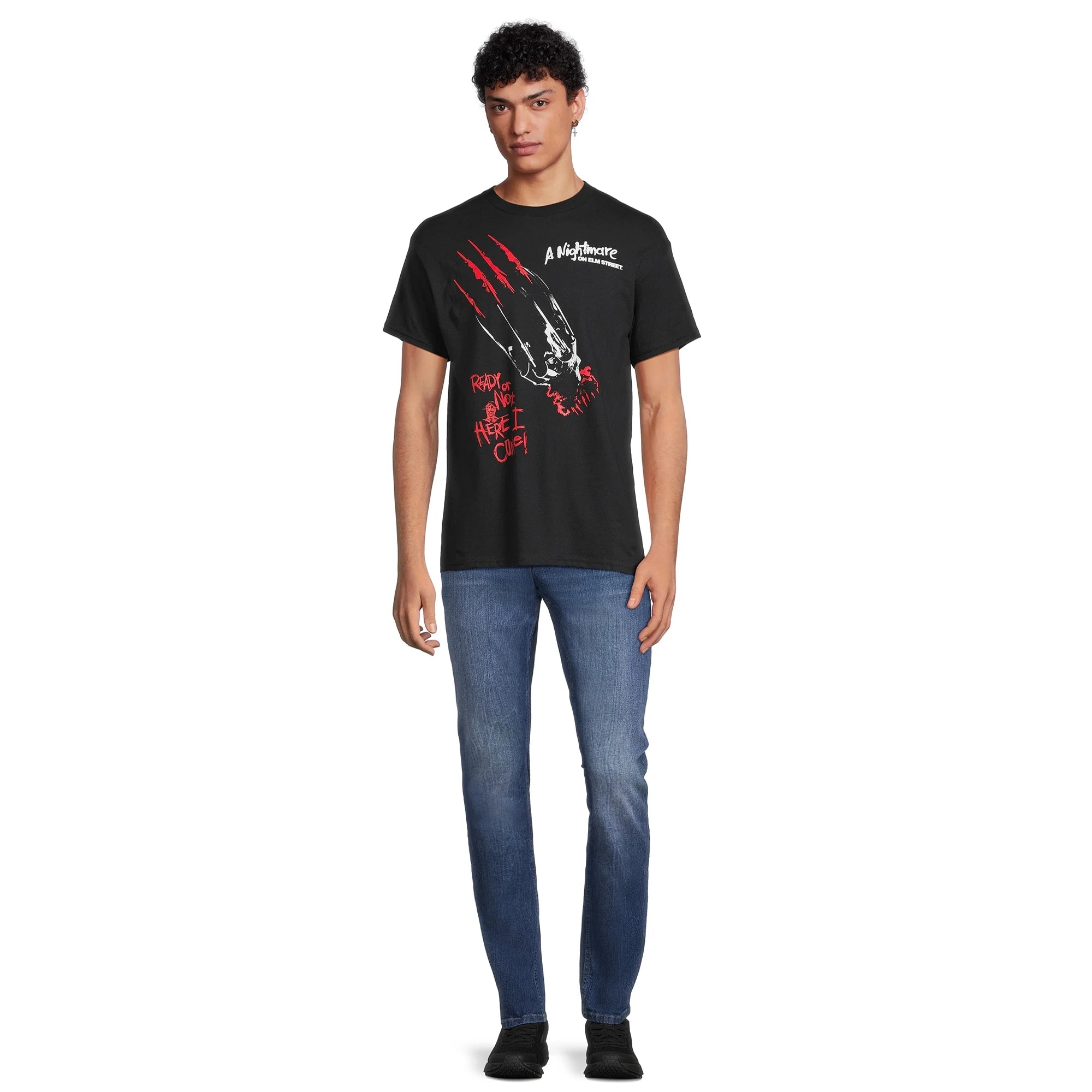 Nightmare On Elm Street Men's Big & Tall Claw Catch Graphic Tee, Sizes S-3XL |  WTWL923XA