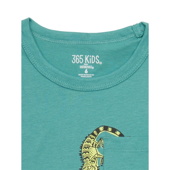 365 Kids by Garanimals Boys Critter Graphic Pocket Tee | WTWL62XA