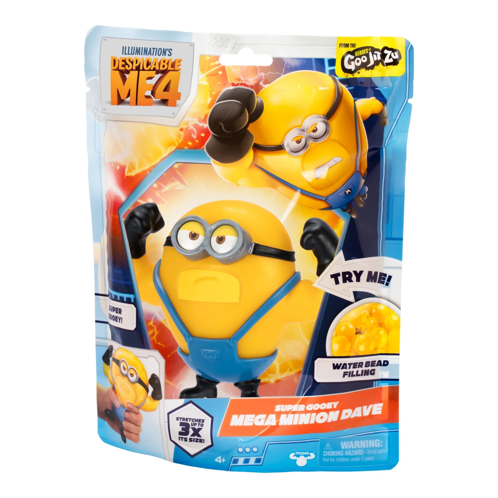 Despicable Me Collectible Child Dave the Minion Action Figure, ABS Yellow, |   WTWL1143XA