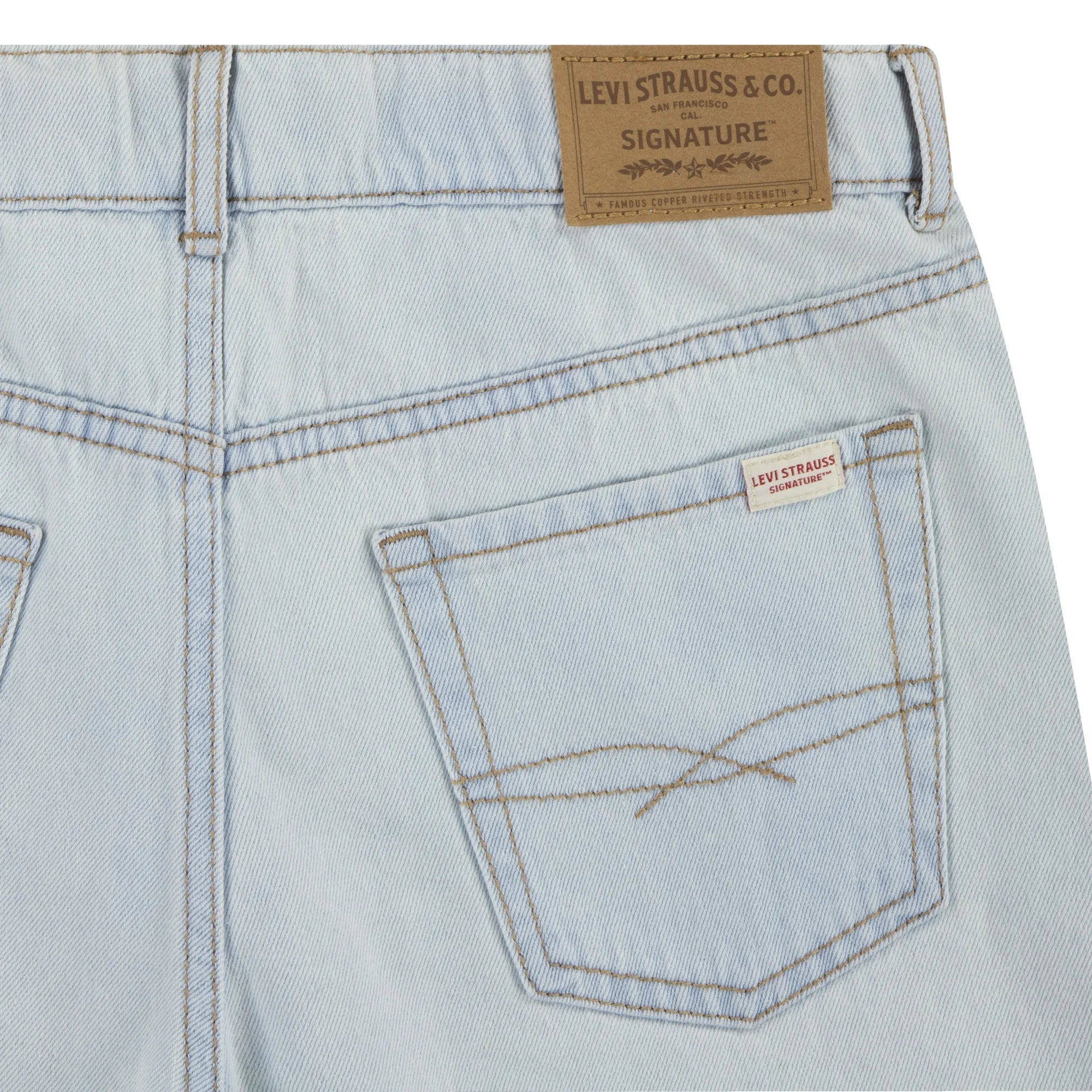 Signature by Levi Strauss & Co. Girls Loose Denim Shorts, Sizes 5-18  |  WTWL971XA
