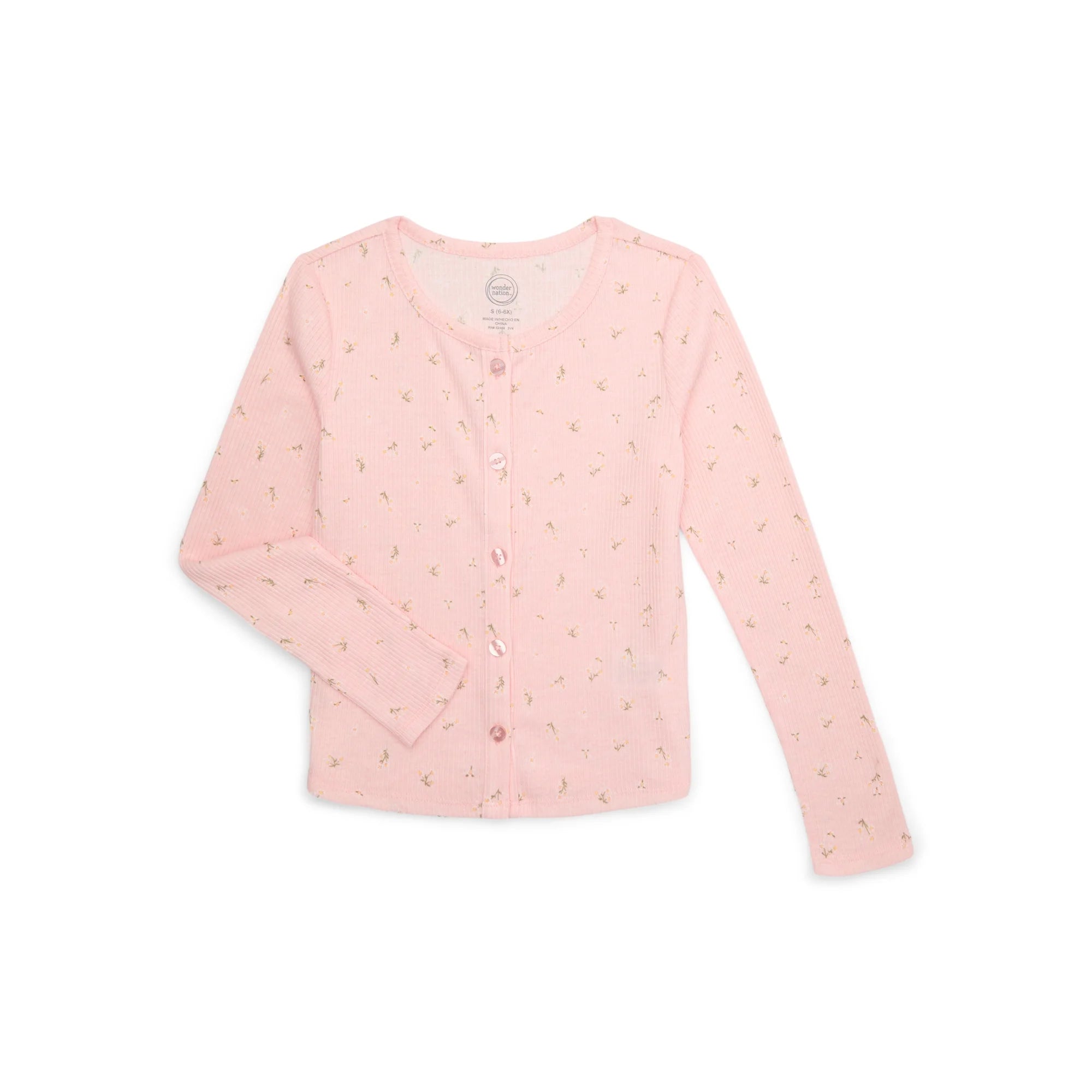 Wonder Nation Girls Knit Cardigan Sweater and Cami Top Set, 2-Piece, Sizes 4-18 & Plus |  WTWL943XA