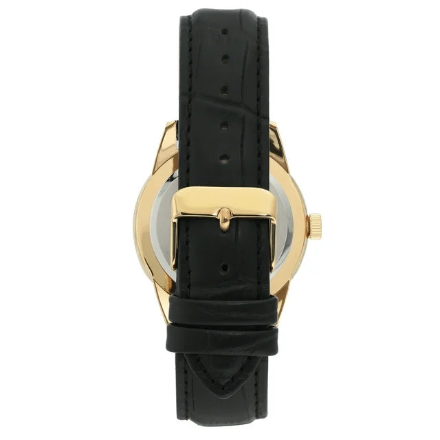 Armitron Men's Day Date Black Leather Strap Dress Watch |  WTWL795XA