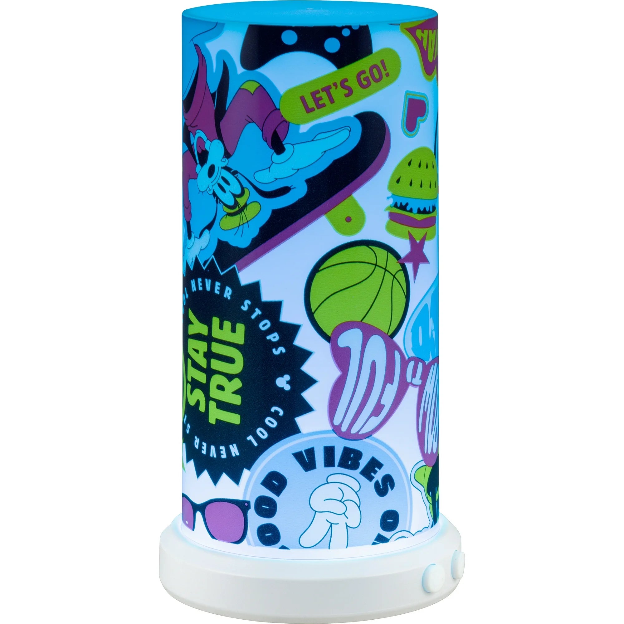 Disney Mickey and Minnie Color-Changing LED Tabletop Lamp, Dimmable, |  WTWL864XA