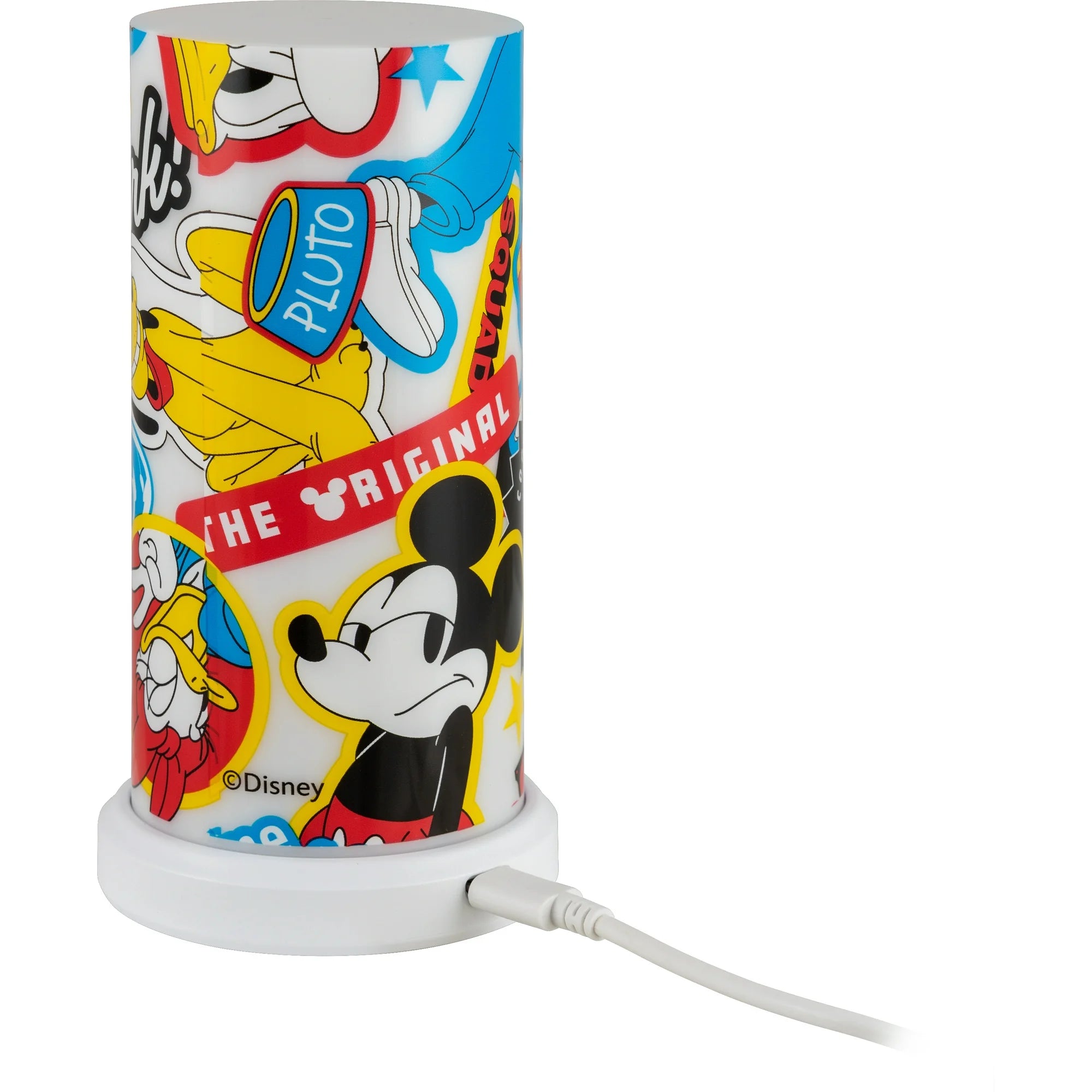 Disney Mickey and Minnie Color-Changing LED Tabletop Lamp, Dimmable, |  WTWL864XA