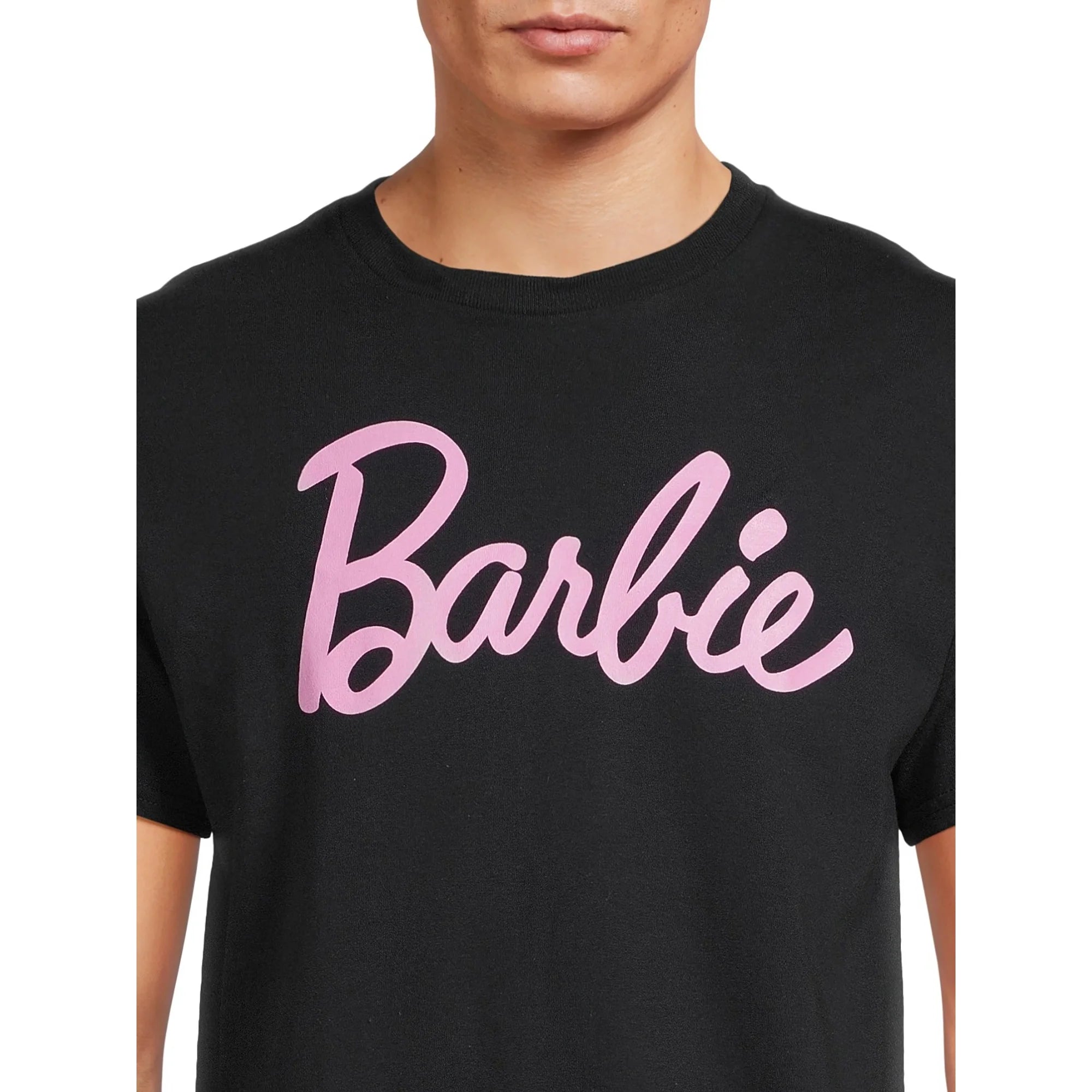 Barbie Men's Logo Graphic Tee with Short Sleeves, Sizes S-3XL|  WTWL921XA