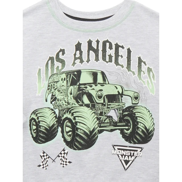 Monster Jam Toddler Boys Graphic Crewneck Sweatshirt, Sizes 12 Months-5T | WTWL729XA