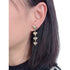 Time and Tru 4 Heart Linear Gold Fashion Earrings  |   WTWL1109XA