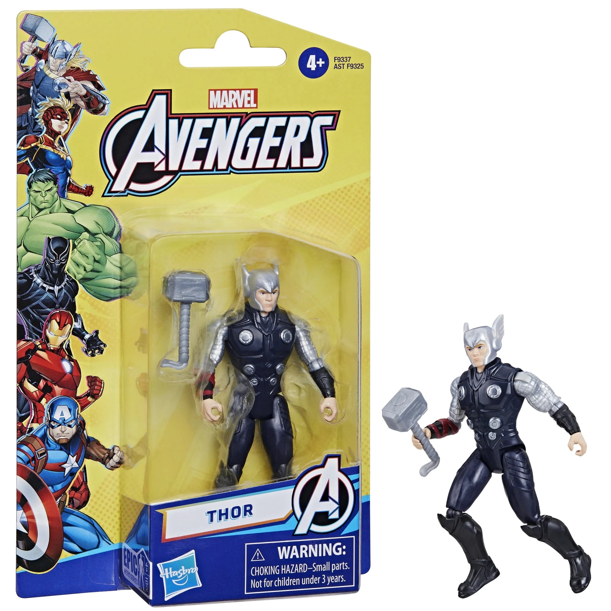 Hasbro Marvel Avengers Epic Hero Series Thor 4" Action Figure  |  WTWL737XA