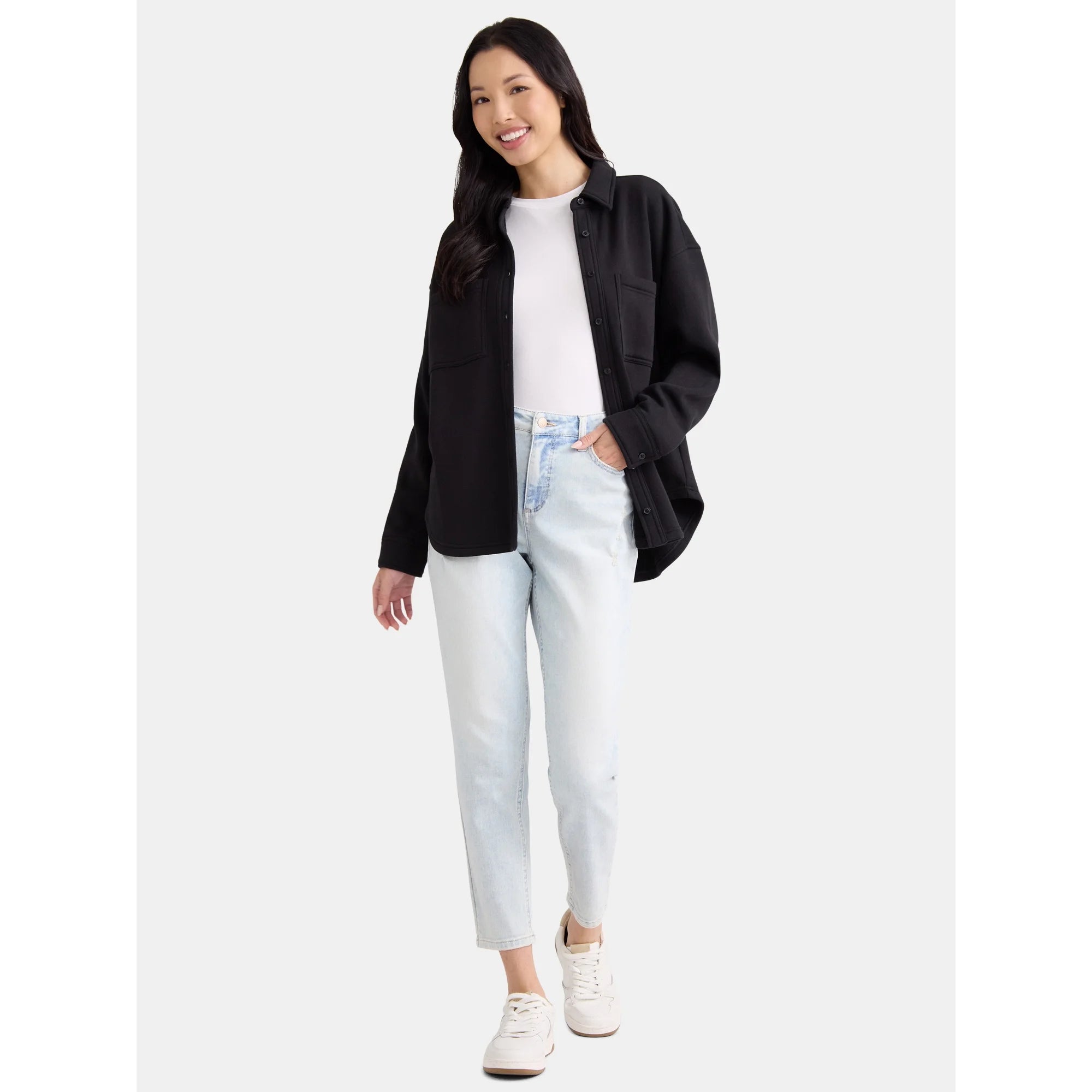 Time and Tru Women's High Rise Mom Jeans, 27" Inseam, Sizes 0-22 |  WTWL1002XA