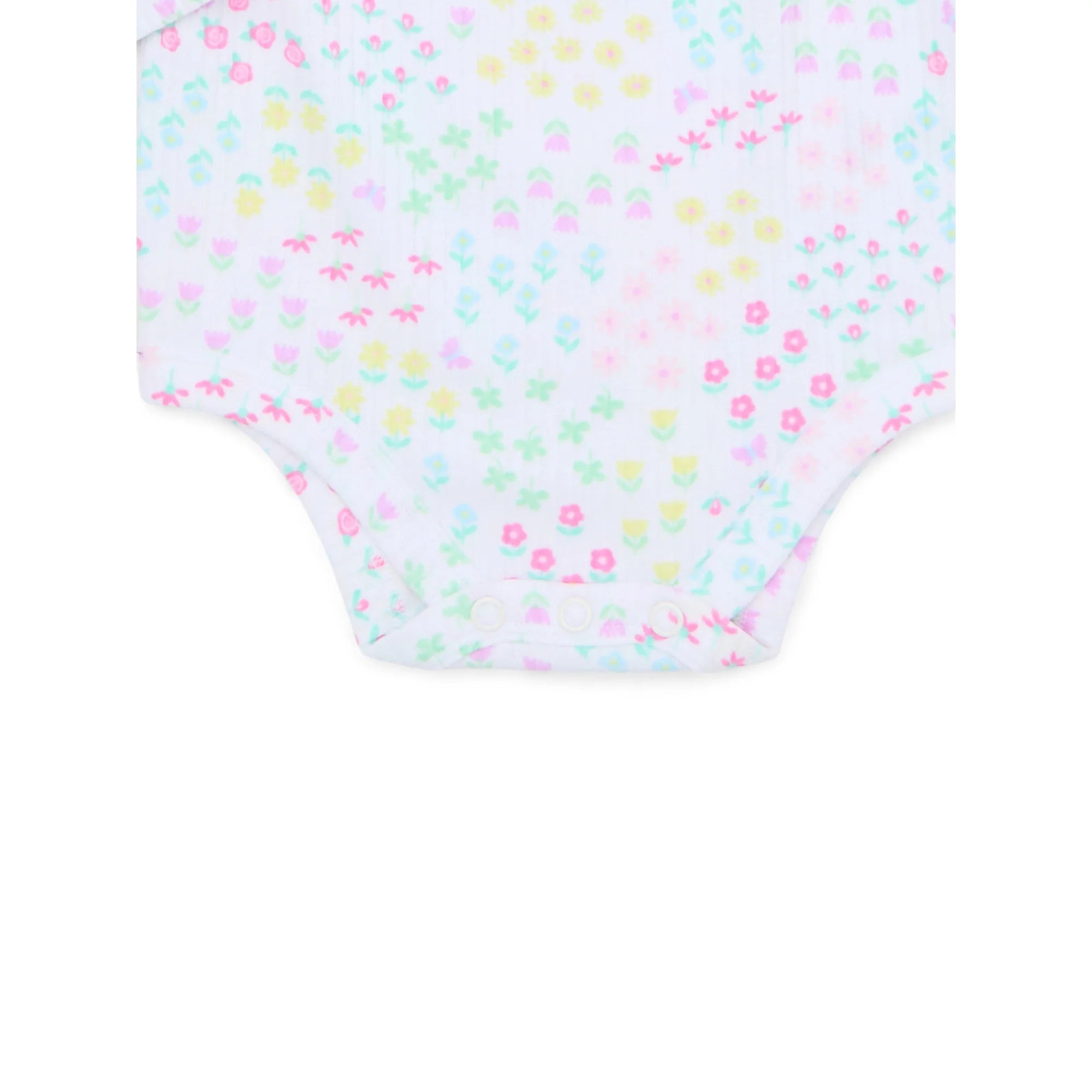 Garanimals Baby Girl Long Sleeve Printed Hacci Rib Bodysuit, Sizes 0-24 Months | WTWL831XA