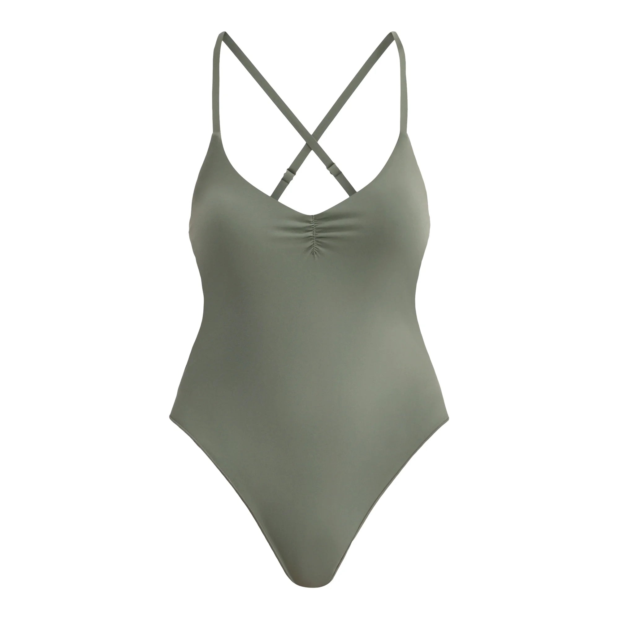 No Boundaries Women's Sculpting Ruched One Piece Swimsuit, Sizes |  WTWL992XA