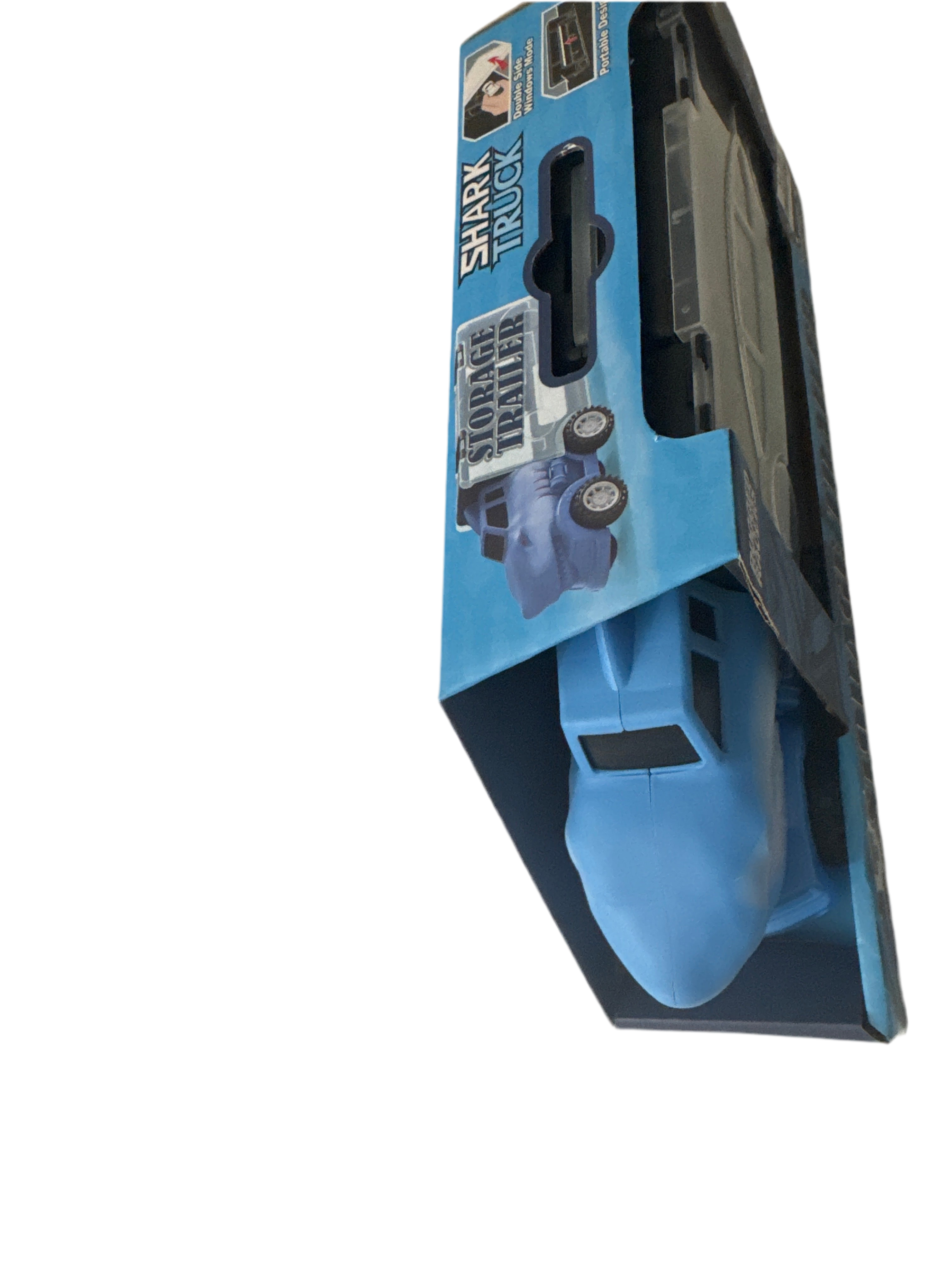 Rugged Racer Shark Truck Storage  Trailer Toy Vehicle (Ages 3+) | BTGT5XA