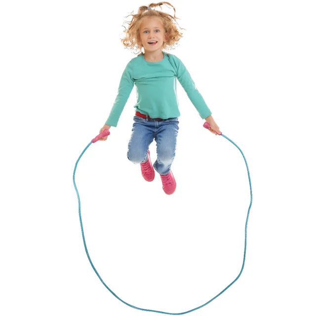 Goofy Foot Designs Jump Rope - Includes 7 Foot Glitter Infused Jump Rope, 10 Jacks & Ball, 2 Chinese Jump Ropes - Provides House of Active Fun for both Indoors & Outdoors!  |  WTWL1026XA