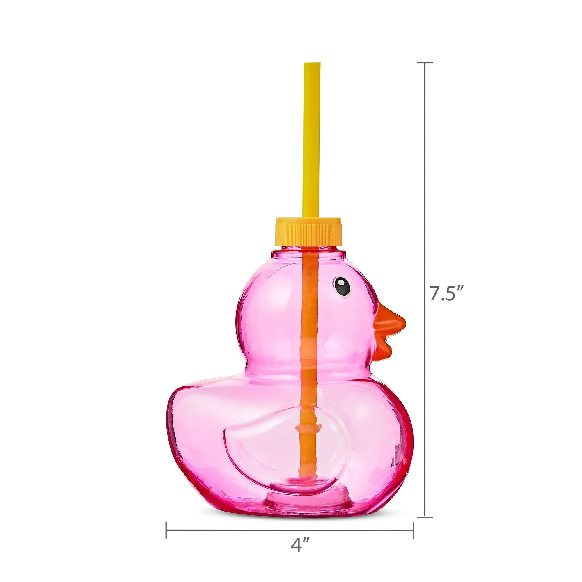 Easter Pink Duck Light-Up Tumbler with Straw, 14.9 fl oz, by Way To Celebrate | WTWL895XC