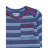 Garanimals Baby Boy Long Sleeve Striped Jersey Bodysuit with Pocket, Sizes 0-24 Months | WTWL830XA