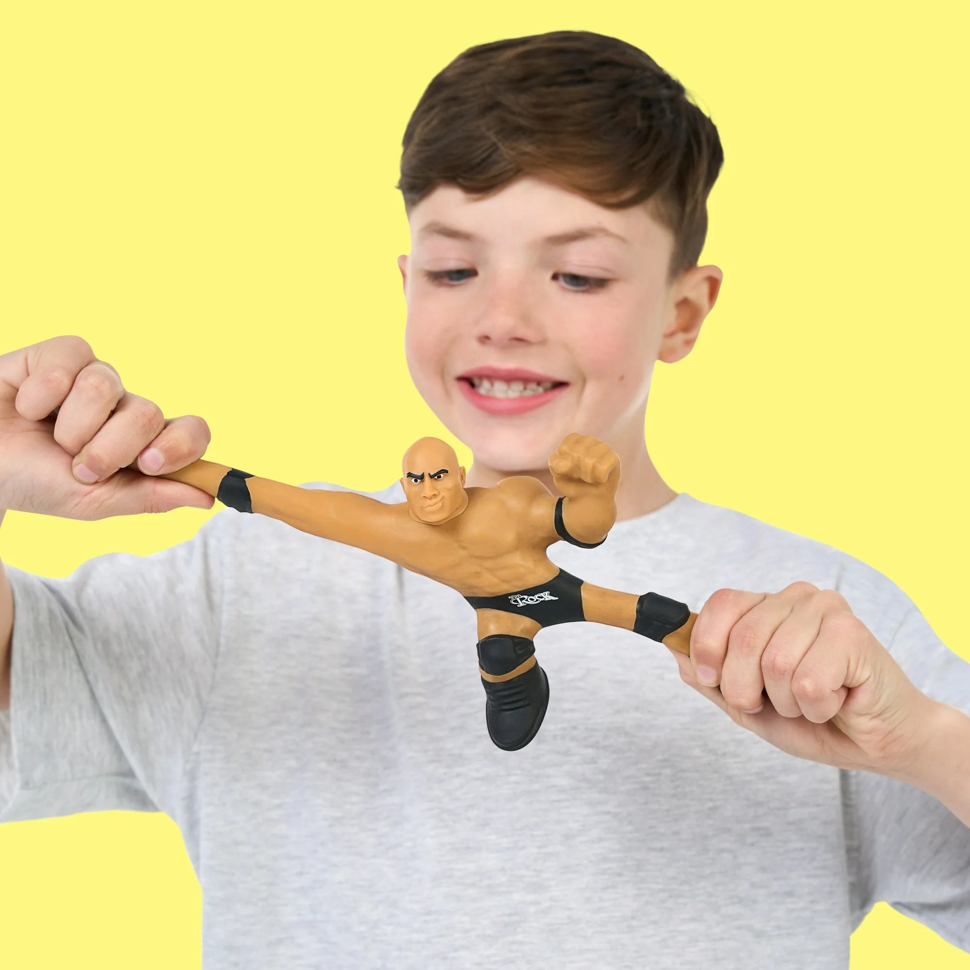 Heroes of Goo Jit Zu WWE Stretchy Superstars The Rock, Stretchy Action Figure, Ages 4+ |  WTWL767XA