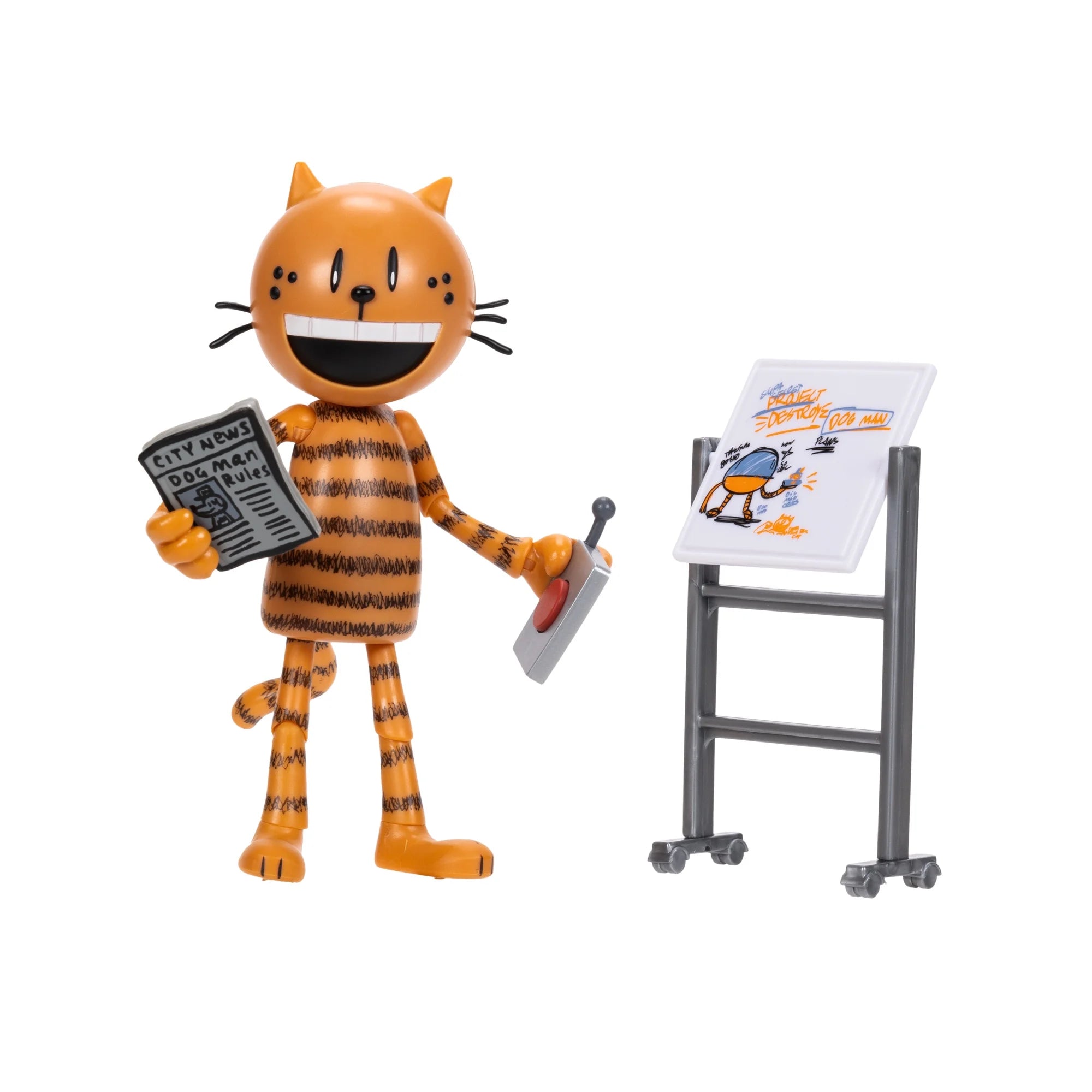 Dog Man 5 inch Petey Action Figure with 3 Accessories for Child 3+ |   WTWL1144XA