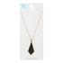 Time and Tru Women's Gold Tone Kite Shaped Pendant Necklace |  WTWL1099XA
