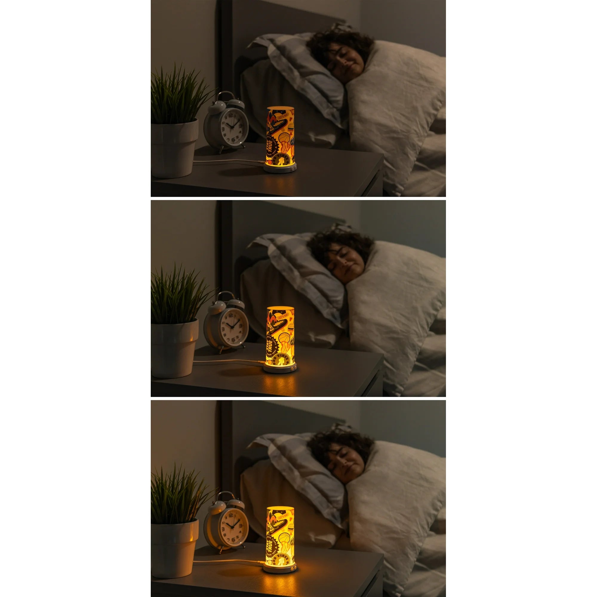 Disney Mickey and Minnie Color-Changing LED Tabletop Lamp, Dimmable, |  WTWL864XA