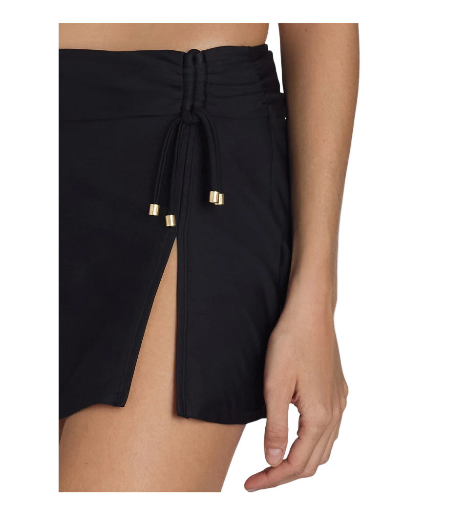 Time and Tru Women's and Women's Plus Side Tie Swim Skirt, Sizes S-3X | WTWL594XA