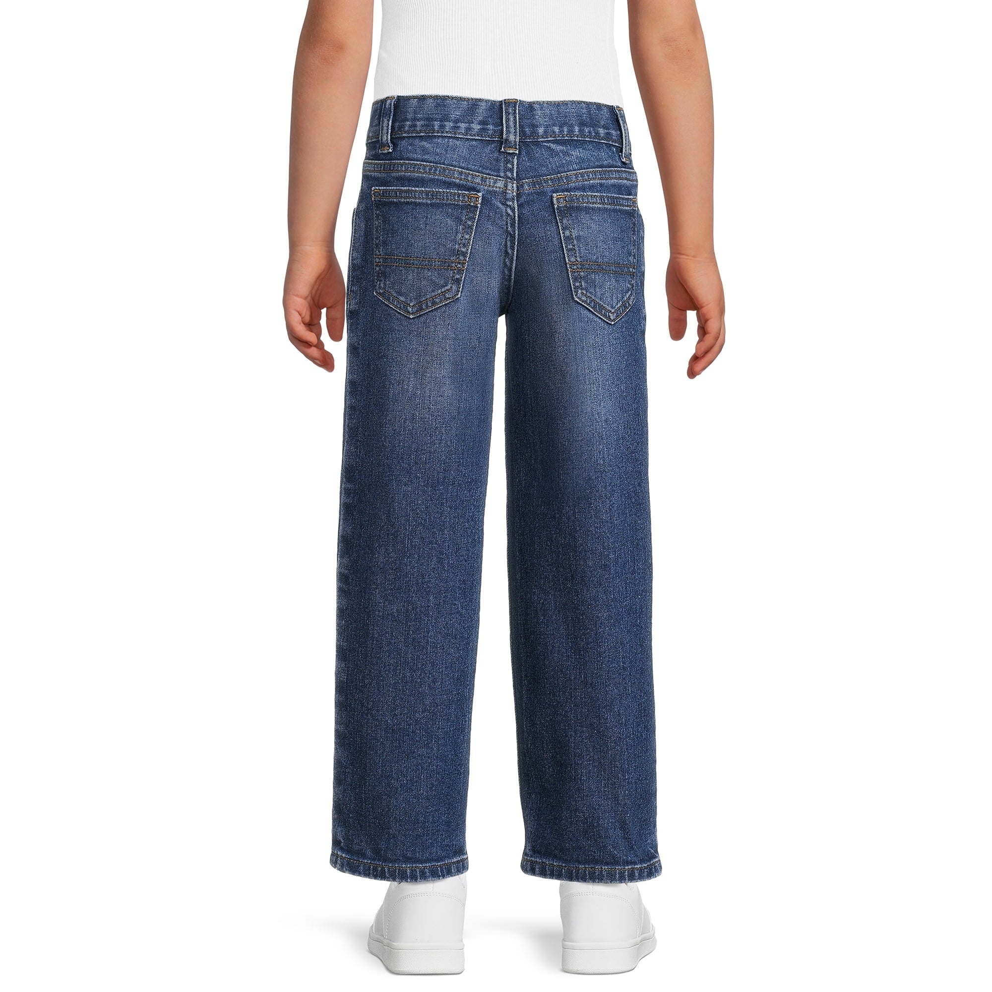 Wonder Nation Boys Relaxed Denim Jeans, Sizes 4-18, Slim & Husky |  WTWL1104XA