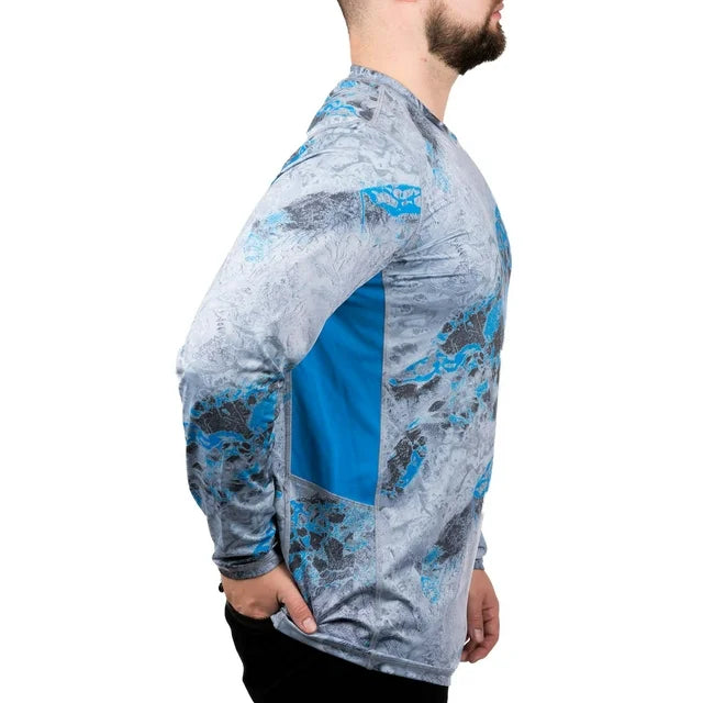 Realtree Fishing Men's Reversible Performance Fishing Tee Shirt | WTWL752XA