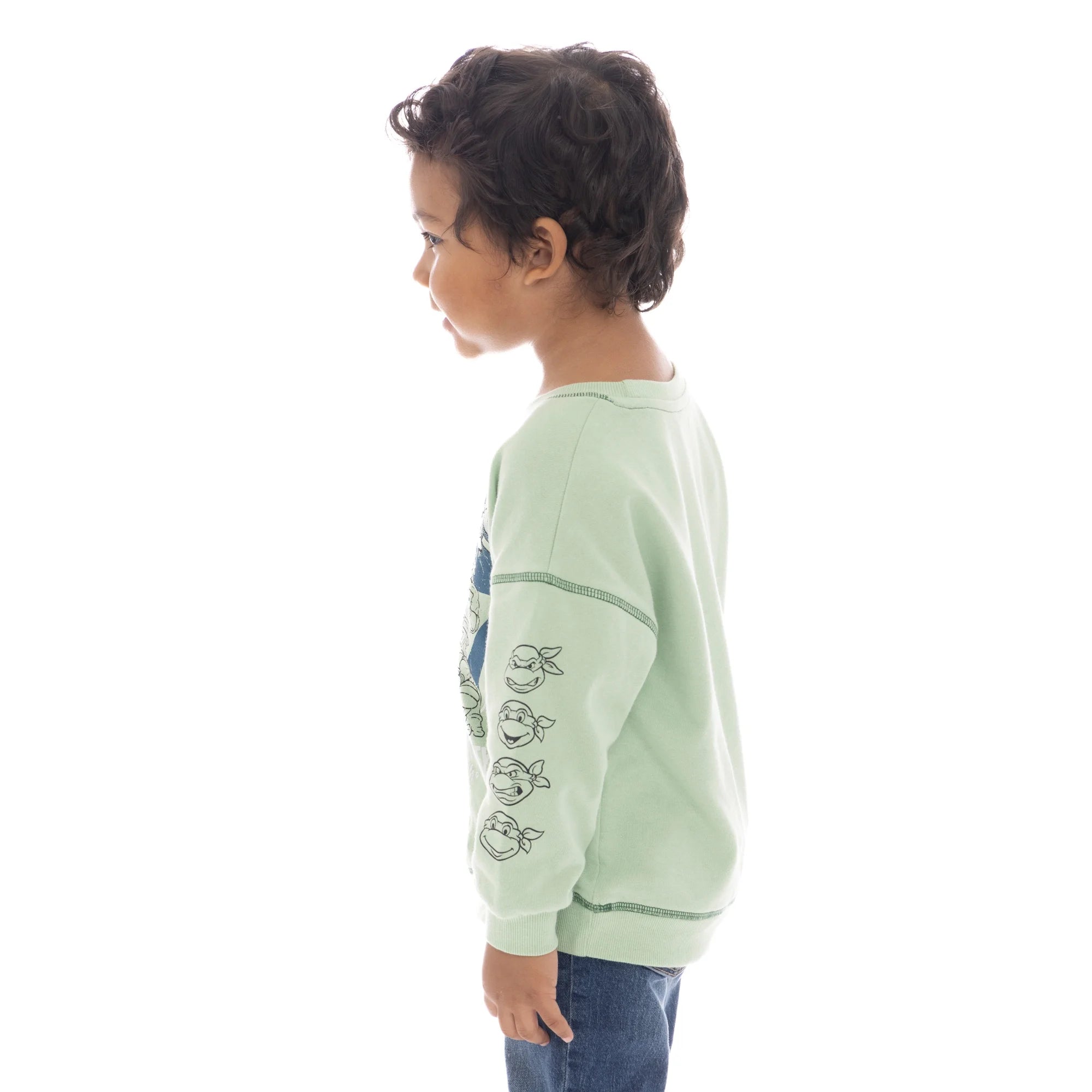 Teenage Mutant Ninja Turtles Toddler Boys Graphic Crewneck Sweatshirt, Sizes 12 Months-5T  |  WTWL731XA