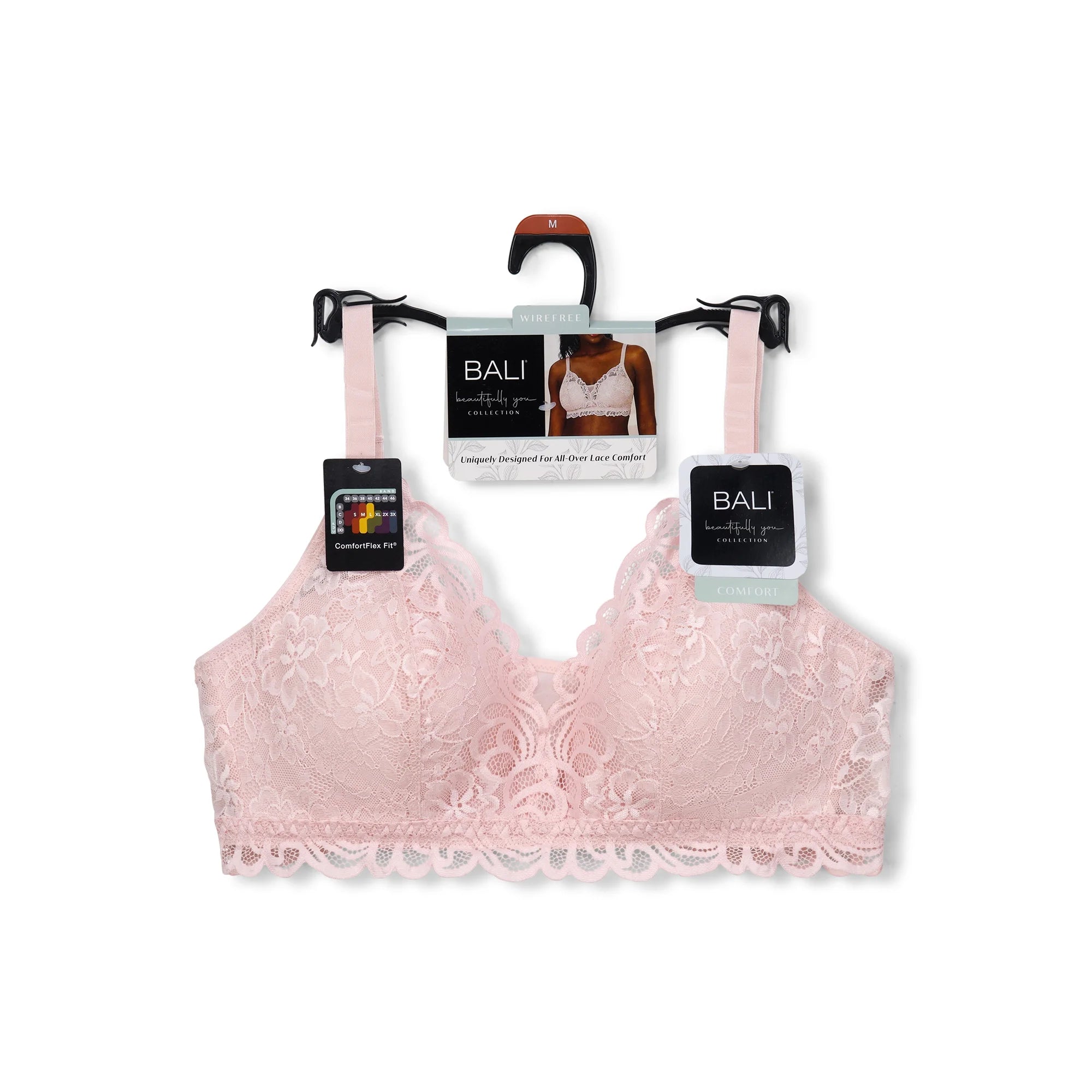 Bali Womens Beautifully You Lace Wireless Bra  |  WTWL1046XA