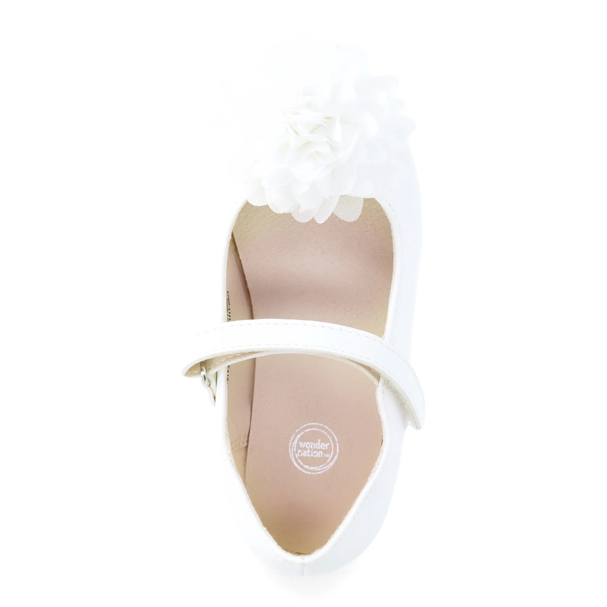 Wonder Nation Toddler Girls Mary Jane Ballet Flower Shoes |  WTWL995XA