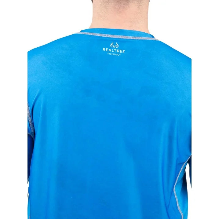 Realtree Fishing Men's Reversible Performance Fishing Tee Shirt | WTWL752XA