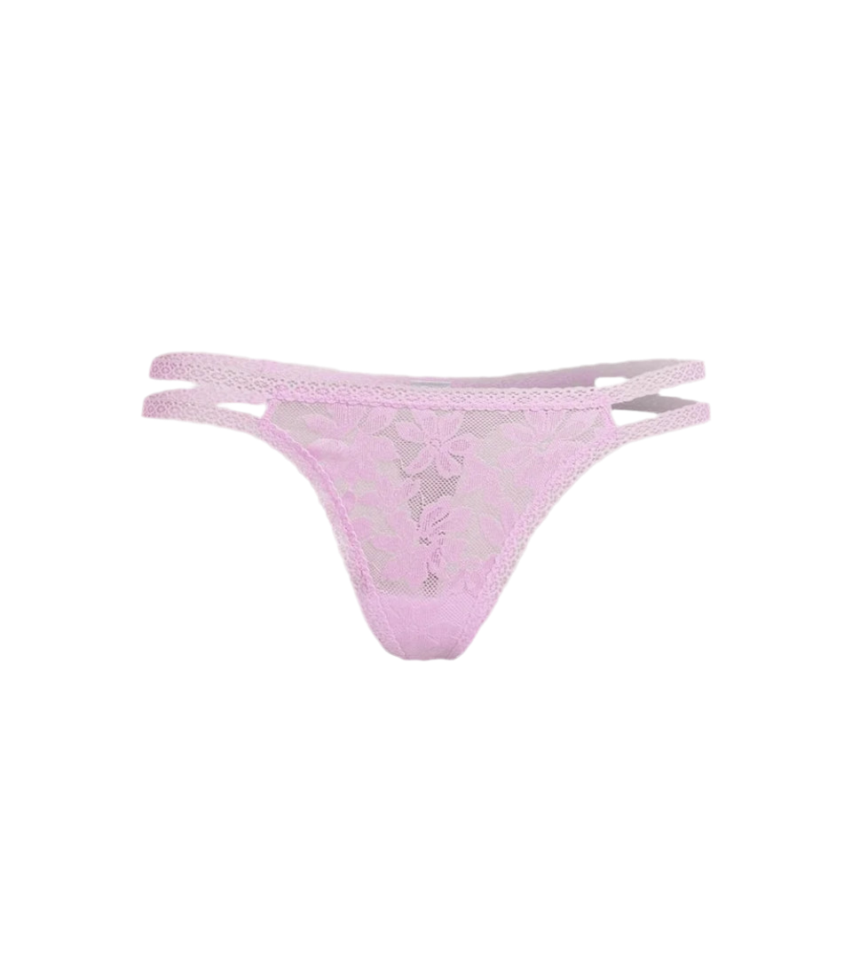 No Boundaries Strappy Lace Thong Panty, Women's and Women's Plus | WTWL540XB