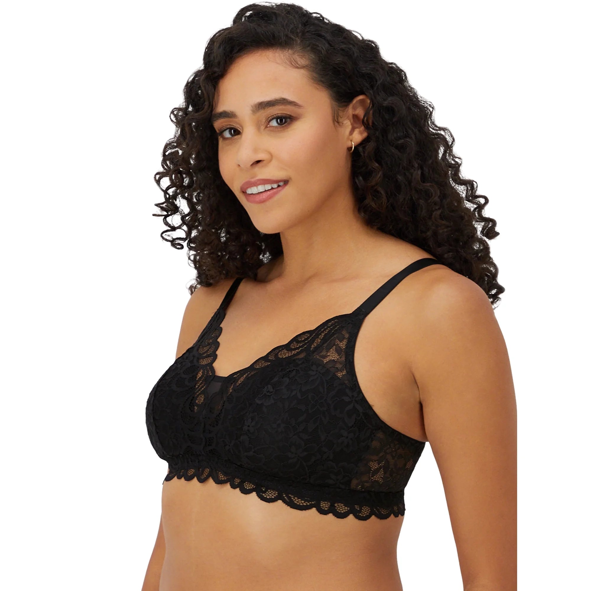 Bali Womens Beautifully You Lace Wireless Bra  |  WTWL1046XB