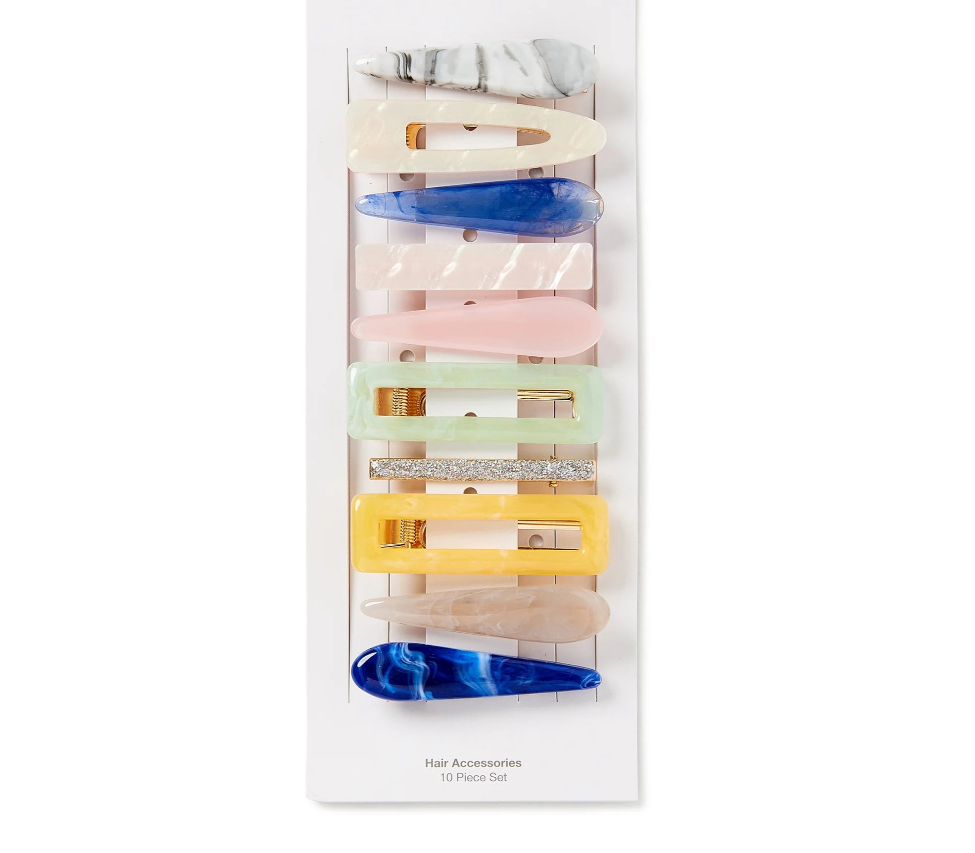 Time and Tru Women's Multi-Color Hair Clip Set, 10-Pack, Multi-Color |  WTWL863XA