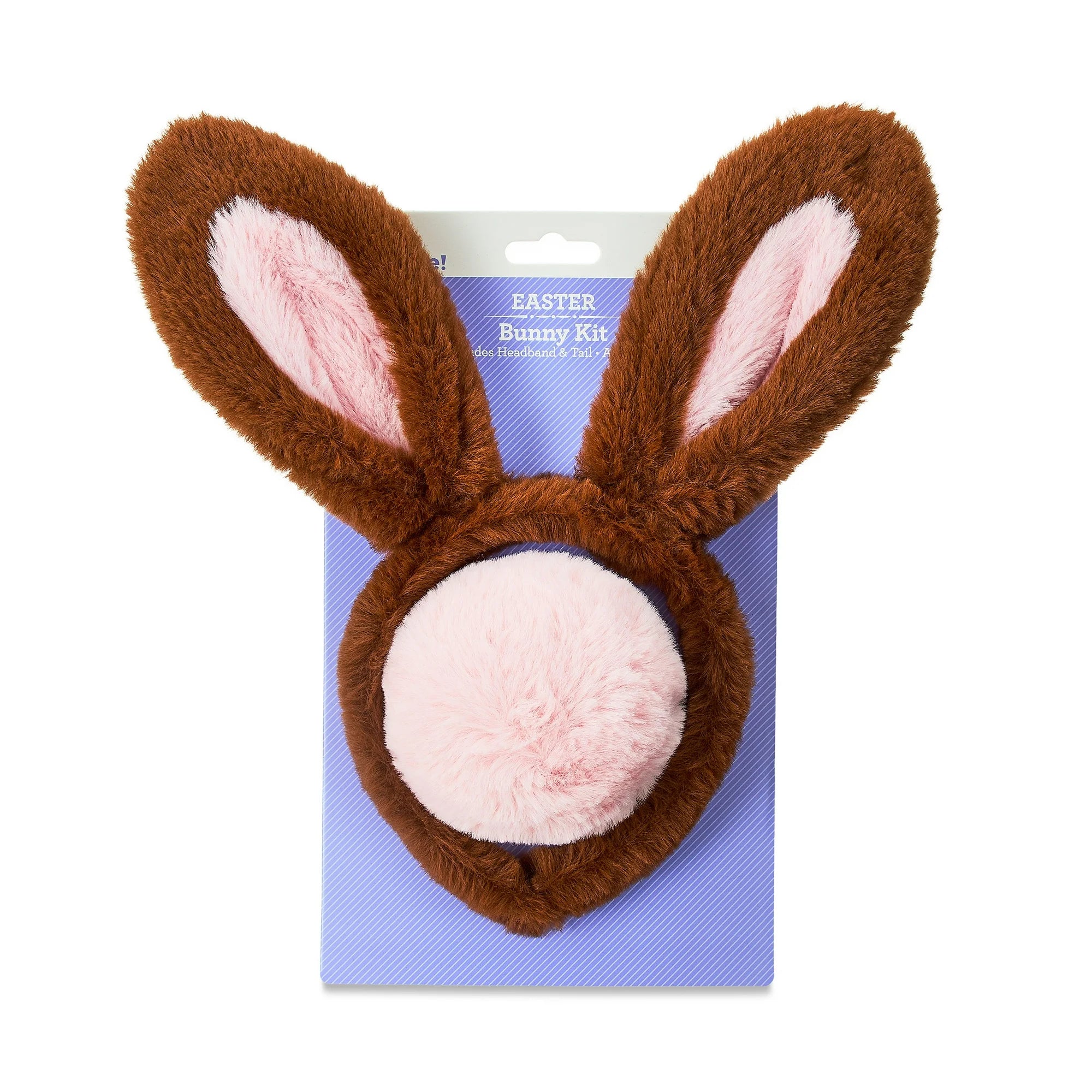 Easter Brown Bunny Ears and Tail Costume Accessory Kit, by Way To Celebrate | WTWL892XA