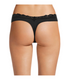 No Boundaries Thong Panty with Lace, Trim Women’s and Women’s Plus | WTWL156XB