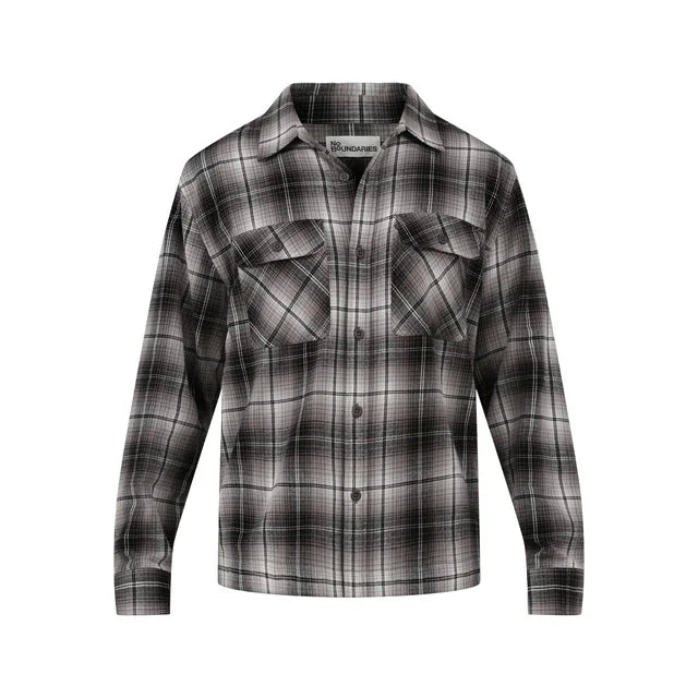 No Boundaries Men's & Big Men's Boxy Fit Flannel Shirt, Sizes XS-3XL  | WTWL725XA