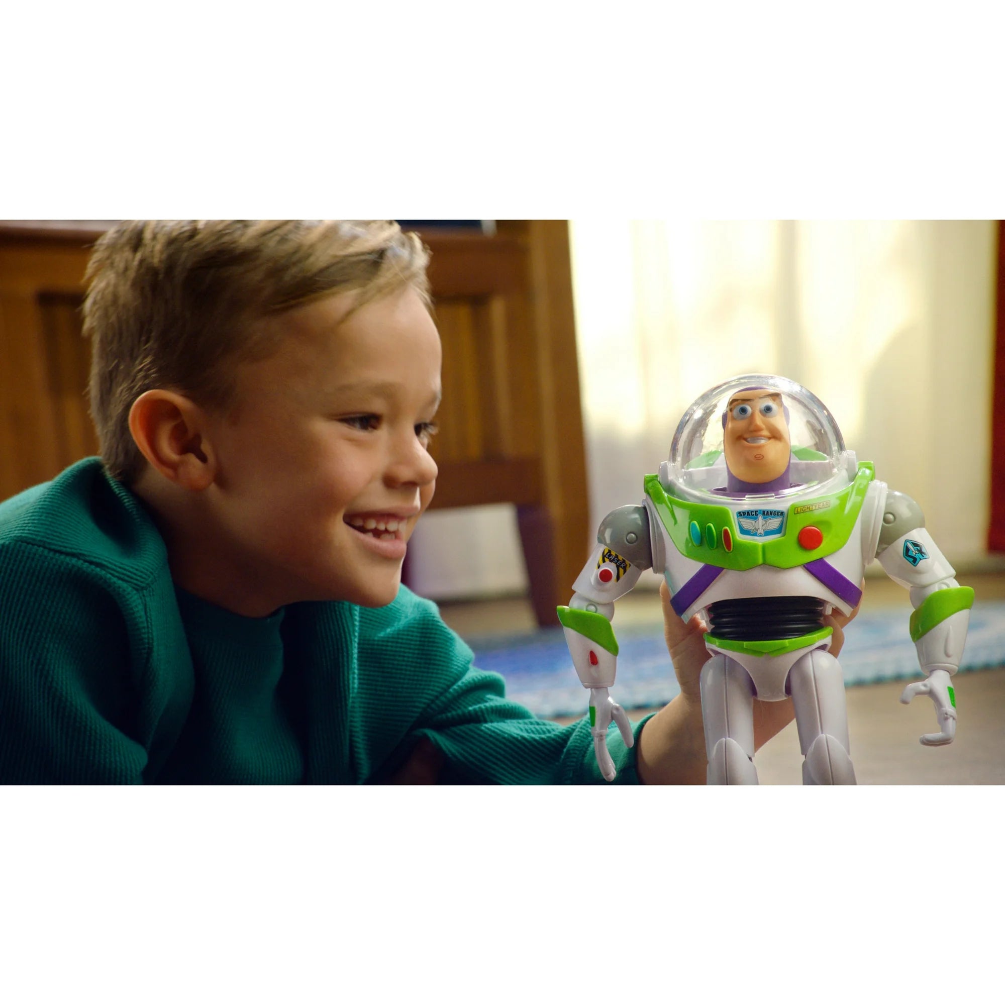Disney Pixar Toy Story Talking Buzz Lightyear 10-inch Figure with Action Chop, Collectible  |  WTWL1030XA